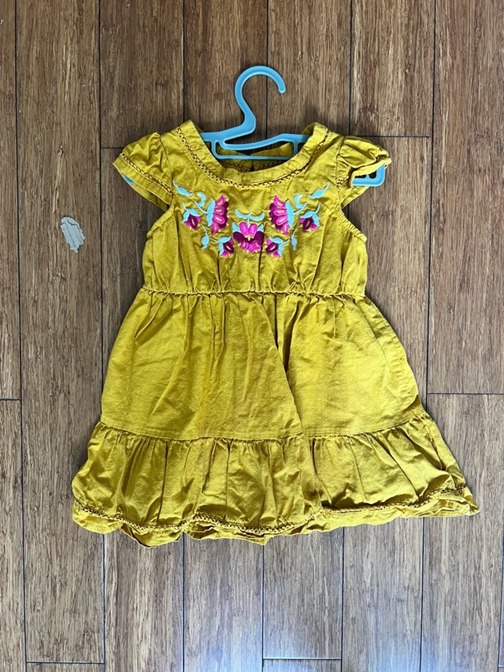 Oshkosh Embroidered Ruffle Dress